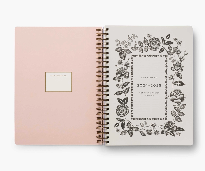 17-Month Softcover Spiral Planner