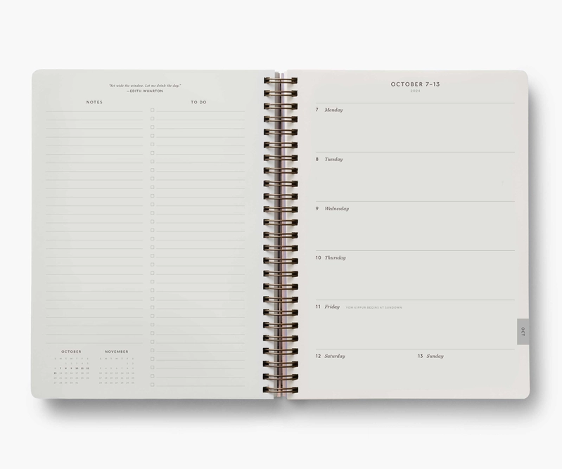 17-Month Softcover Spiral Planner