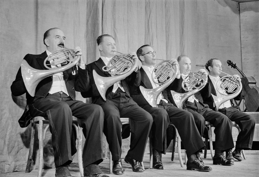 Blowing the French Horn