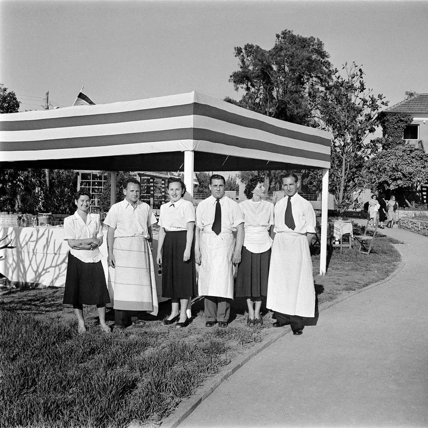 Waiters at Reception at Ben Gurion's House