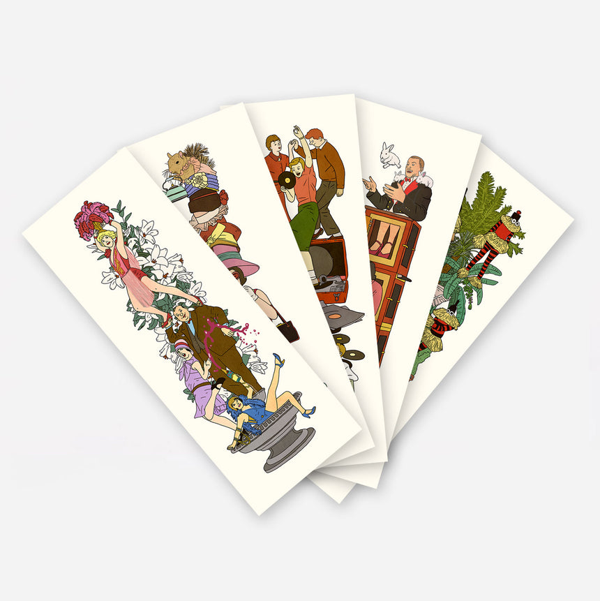 5 Bookmark pack by Rutu Modan